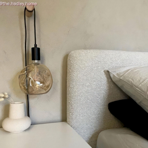 Accessoire pour abat-jour - Patère pour lampe baladeuse - bois clair