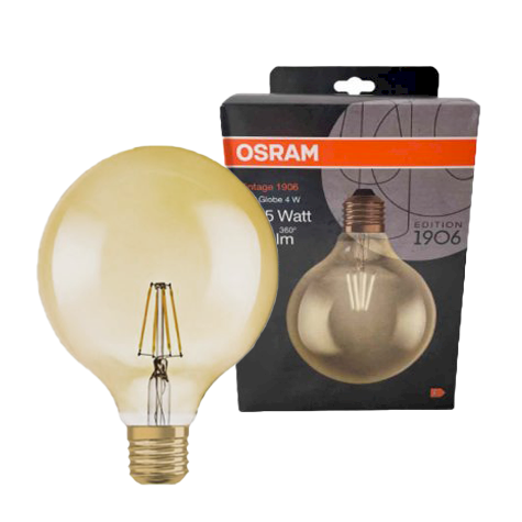 Ampoule globe vintage à filaments - ⌀ 12.4 cm - OSRAM - E27