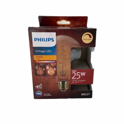 Ampoule vintage filament spiral LED - ⌀ 14.3 cm - PHILIPS - E27