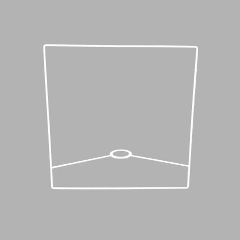 Applique - applique murale carré - 25x25