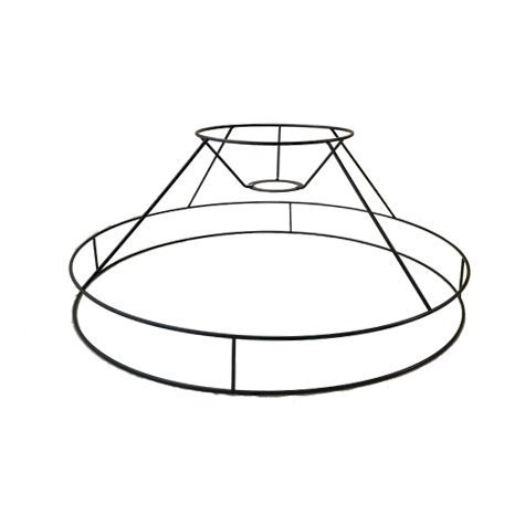 Carcasse abat-jour - Carcasse à bandeau pour suspension - 38 cm