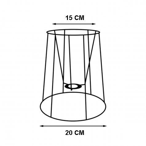 Carcasse abat-jour - Carcasse américain - 20 cm