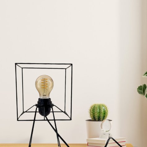 Carcasse abat-jour - Carcasse cubique - 20 cm x 20 cm