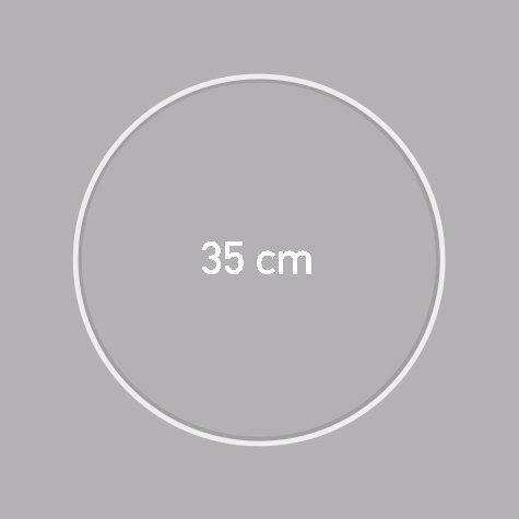 Carcasse abat jour - CERCLE NU Ø 35 CM