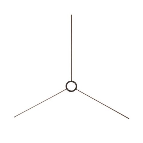 Carcasse abat-jour - Croisillon 3 branches - Bague E27