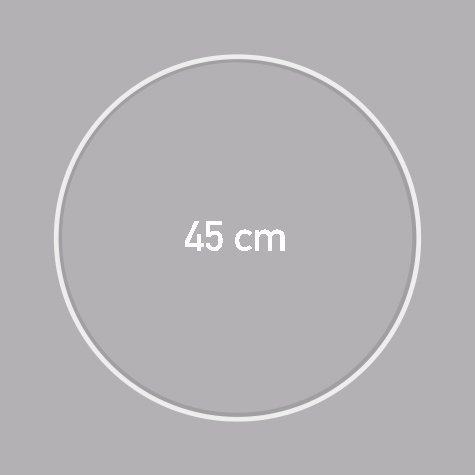 Carcasse d'abat jour - CERCLE NU Ø 45 CM