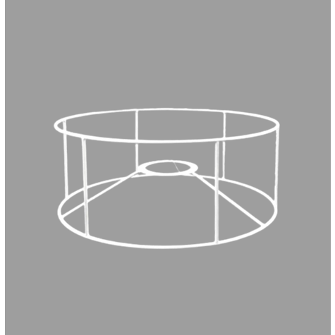 Carcasse d'abat-jour -  Cylindrique - C20H8 pour suspension - 20x08