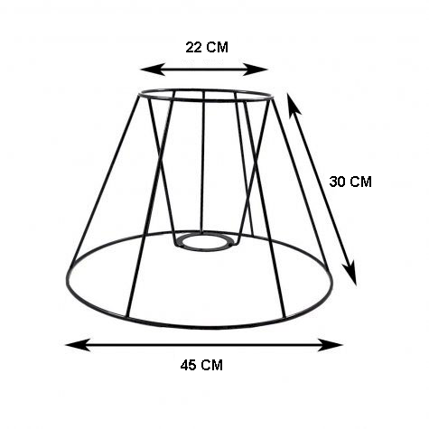 Carcasse d'abat jour Empire - E45