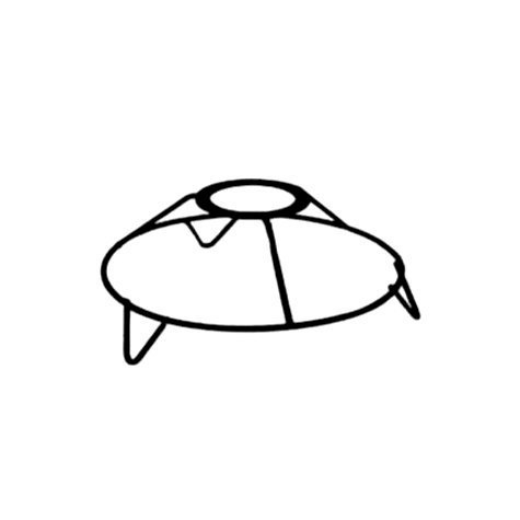 Carcasse d'abat-jour - Fixation pour abat-jour 15 cm pieds en V