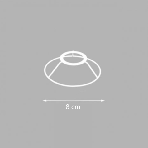 Carcasse d'abat-jour - FIXATION POUR ABAT JOUR 8 CM