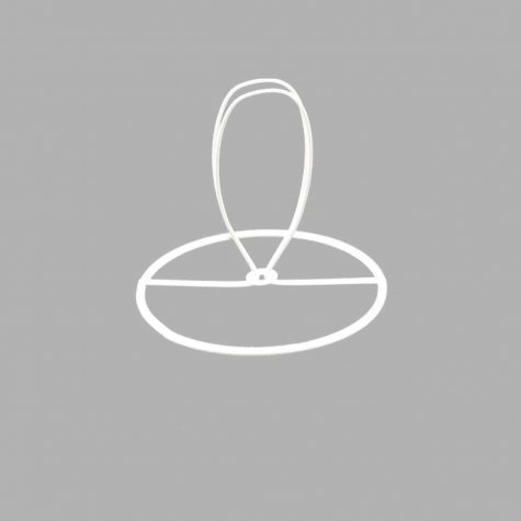 Carcasse d'abat-jour - Pince Flamme ⌀  7 cm