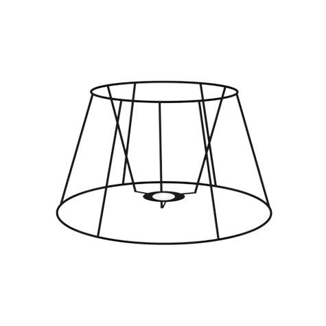 Carcasse d'abat jour Tambour - 35 cm