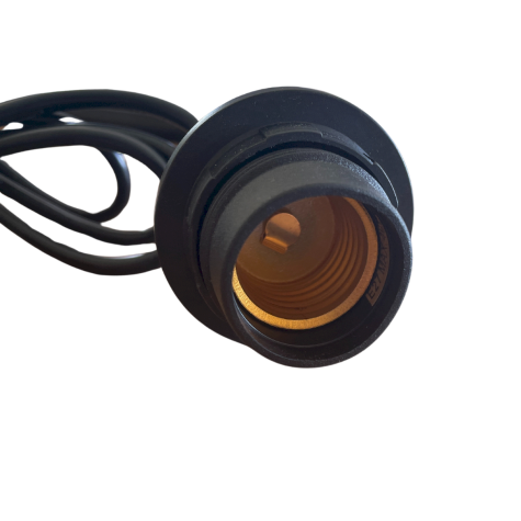 Cordon de suspension PVC 1.50 M - Noir (intérieur/extérieur)