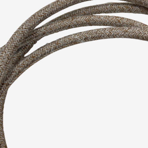 Cordon électrique avec interrupteur - marron naturel  - interrupteur blanc  - longueur 1.80 M