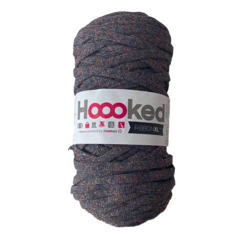 Habillage  - Fil coton brillant cuivré - RIBBONXL LUREX - BOBINE 250 G - HOOOKED