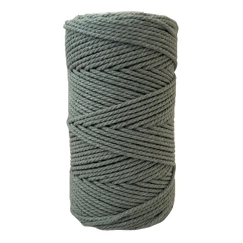 Habillage  - fil de coton Macramé - 2 mm - Vert pâle / 100 M -