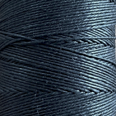 Habillage  - Fil de lin ciré 0.70 mm - 180 M - Noir