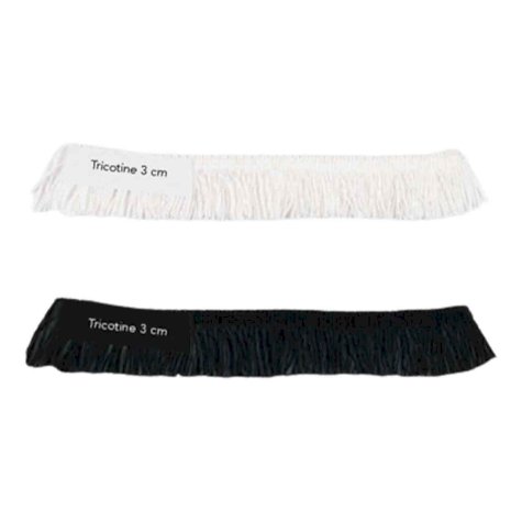 Habillage - TRICOTINE 3 cm / vendu au mètre - Blanc