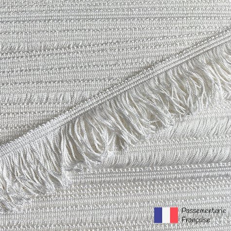Habillage - TRICOTINE 3 cm / vendu au mètre - Blanc