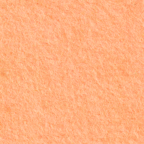 Loisirs créatifs - Coupon feutrine 15 x 15 cm - Mandarine