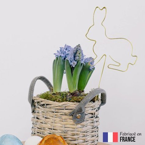 Pic pour composition florale et loisirs créatifs - Motif Lapin
