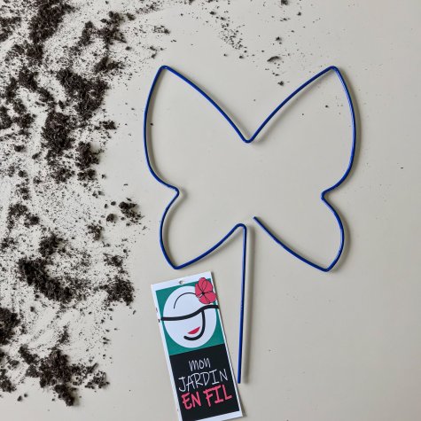 Pic pour composition florale et loisirs créatifs -  Motif papillon