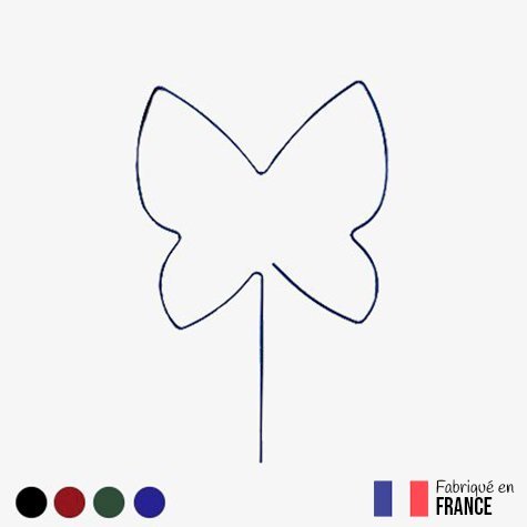 Pic pour composition florale et loisirs créatifs -  Motif papillon