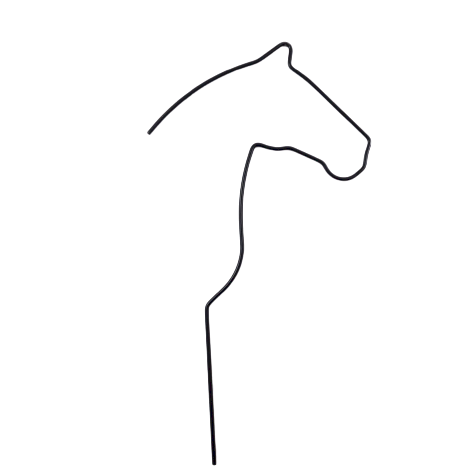 Pic pour composition florale et loisirs créatifs -  Motif Cheval